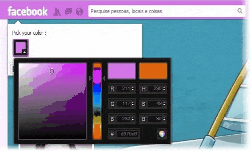 Transforme seu Facebook com um toque!
