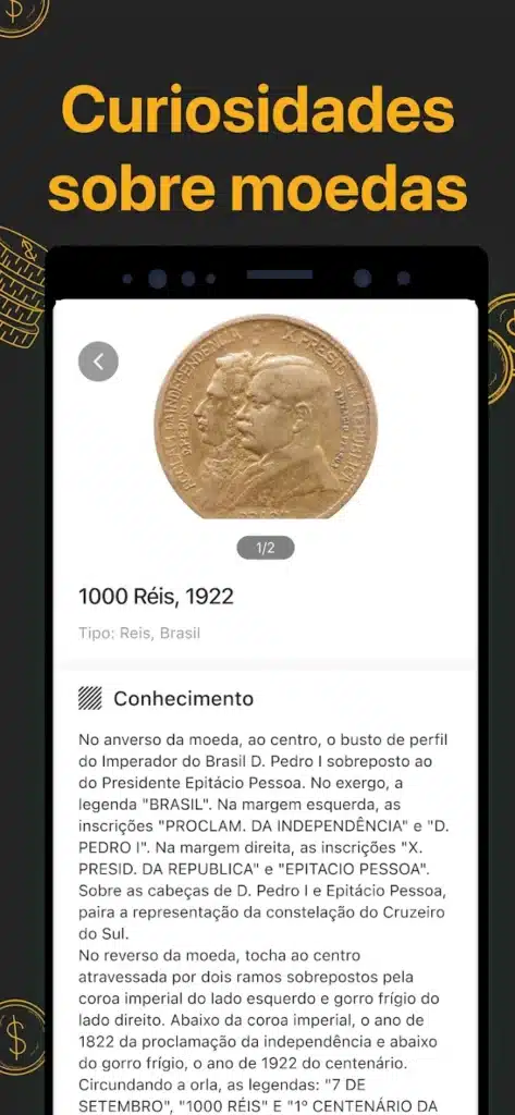 Descubra moedas raras com CoinSnap!