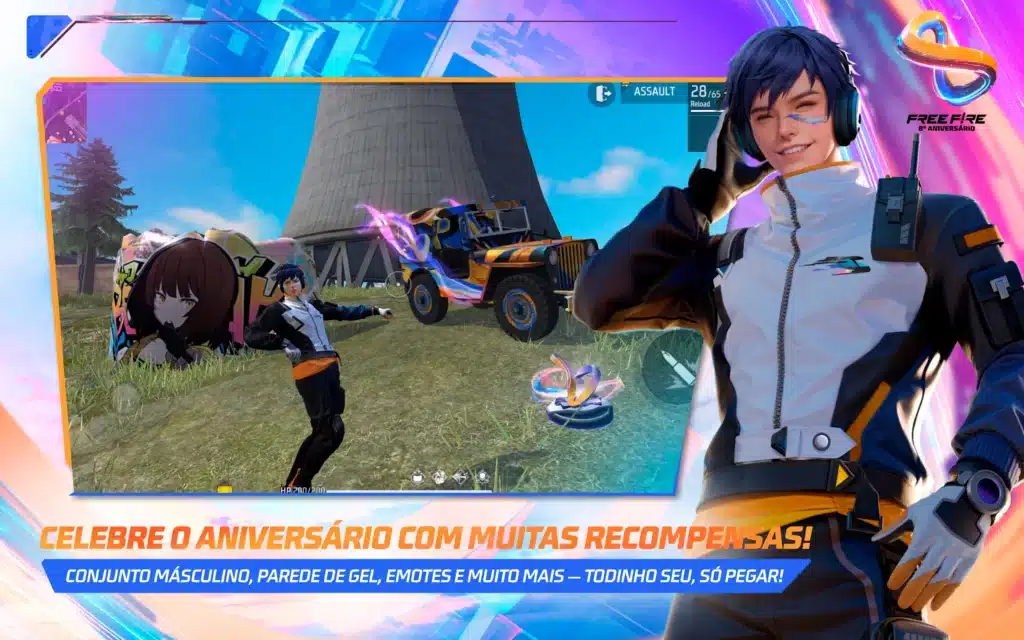 Conquiste 50 diamantes no Free Fire