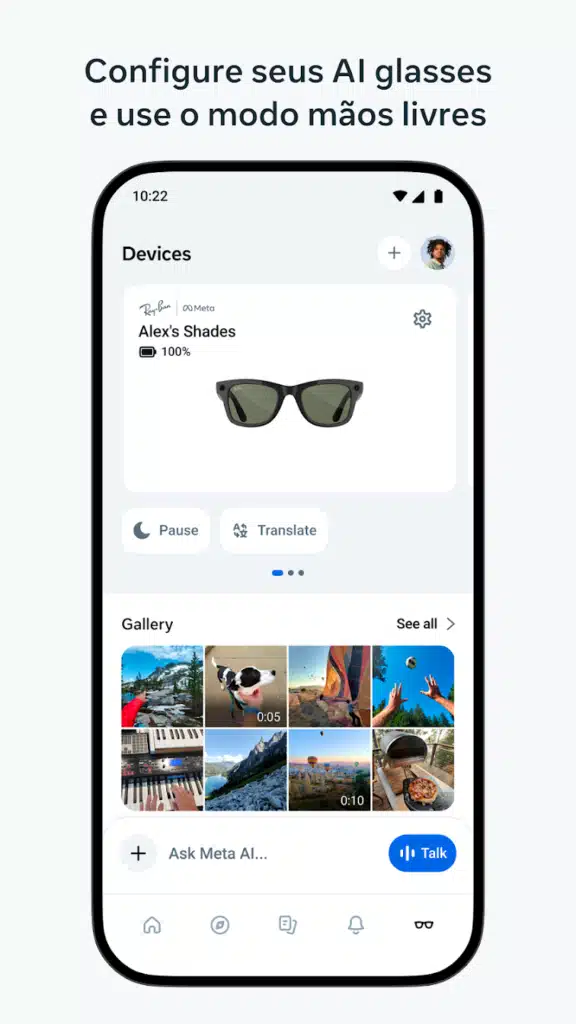 Potencialize seu dia com Meta AI