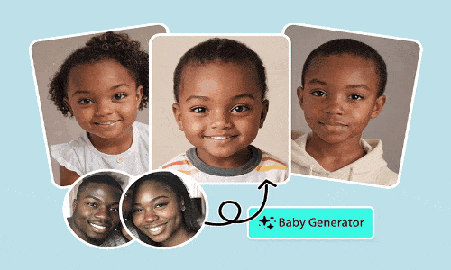 Visualize o rosto do bebê agora